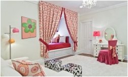 Шторы для детской комнаты для девочек (180 интересных фото)
