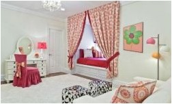 Шторы для детской комнаты для девочек (180 интересных фото)