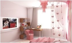 Шторы для детской комнаты для девочек (180 интересных фото)