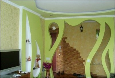 Арки из гипсокартона (160 интересных фото дизайна) (арка, гипсокартона, фото, дизайна) Арки из гипсокартона (160 интересных фото дизайна)