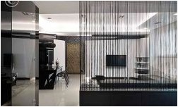 Шторы нити в интерьере (150 интересных фото дизайна)