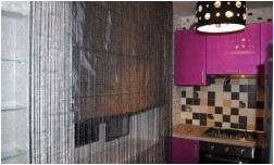 Шторы нити в интерьере (150 интересных фото дизайна)