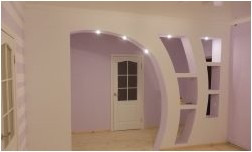 Арки из гипсокартона в зал (арка, гипсокартона) Арки из гипсокартона в зал
