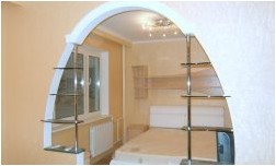 Арки из гипсокартона в зал (арка, гипсокартона) Арки из гипсокартона в зал