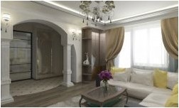 Арки из гипсокартона в зал (арка, гипсокартона) Арки из гипсокартона в зал