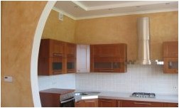 Декоративная штукатурка на кухне (137 интересных фото дизайна)