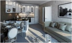 Декоративная штукатурка на кухне (137 интересных фото дизайна)
