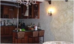 Декоративная штукатурка на кухне (137 интересных фото дизайна)