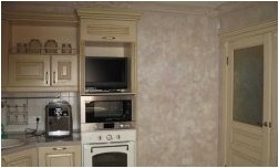 Декоративная штукатурка на кухне (137 интересных фото дизайна)