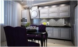 Кухня в стиле арт-деко (125 фото дизайна)