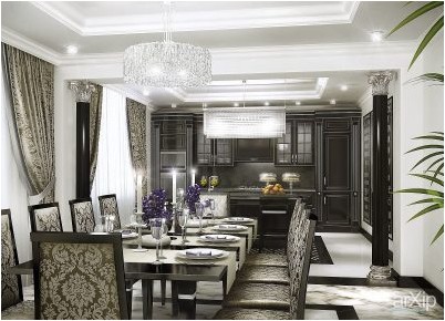 Кухня в стиле арт-деко (125 фото дизайна)