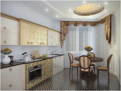 Кухня в стиле арт-деко (125 фото дизайна)