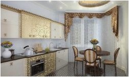 Кухня в стиле арт-деко (125 фото дизайна)
