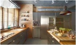 Кухня в стиле лофт (101 фото решений, 1 видео) (кухня, стиль, лофт, фото) Кухня в стиле лофт (101 фото решений, 1 видео)