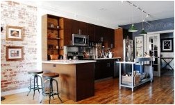 Кухня в стиле лофт (101 фото решений, 1 видео) (кухня, стиль, лофт, фото) Кухня в стиле лофт (101 фото решений, 1 видео)
