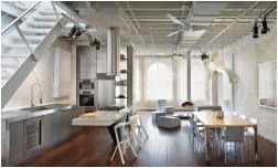 Кухня в стиле лофт (101 фото решений, 1 видео) (кухня, стиль, лофт, фото) Кухня в стиле лофт (101 фото решений, 1 видео)