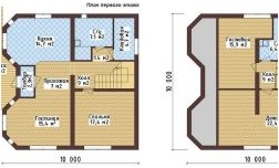 Планировка коттеджей (120 фото, готовые проекты домов)