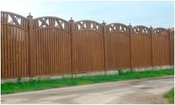 Заборы для частного дома (255 интересных фото) (забор, длить, фото) Заборы для частного дома (255 интересных фото)