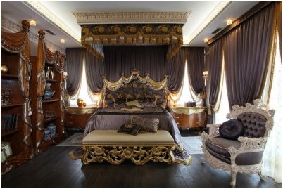 Спальня в стиле барокко (100 фото дизайна, 3 видео) (спальня, стиль, барокко) Спальня в стиле барокко (100 фото дизайна, 3 видео)