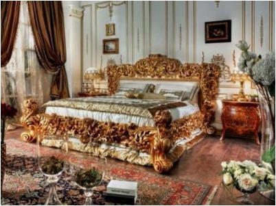 Спальня в стиле барокко (100 фото дизайна, 3 видео) (спальня, стиль, барокко) Спальня в стиле барокко (100 фото дизайна, 3 видео)