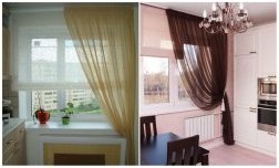 Тюль на кухню (120 интересных фото-идей дизайна) (тюль, кухня, фото, дизайна) Тюль на кухню (120 интересных фото-идей дизайна)