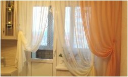 Тюль на кухню (120 интересных фото-идей дизайна) (тюль, кухня, фото, дизайна) Тюль на кухню (120 интересных фото-идей дизайна)