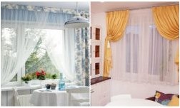 Тюль на кухню (120 интересных фото-идей дизайна) (тюль, кухня, фото, дизайна) Тюль на кухню (120 интересных фото-идей дизайна)