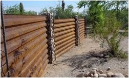 Заборы и ограждения из профнастила 100 фото