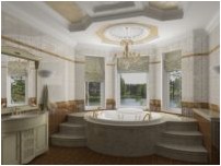 Ванная комната в античном стиле